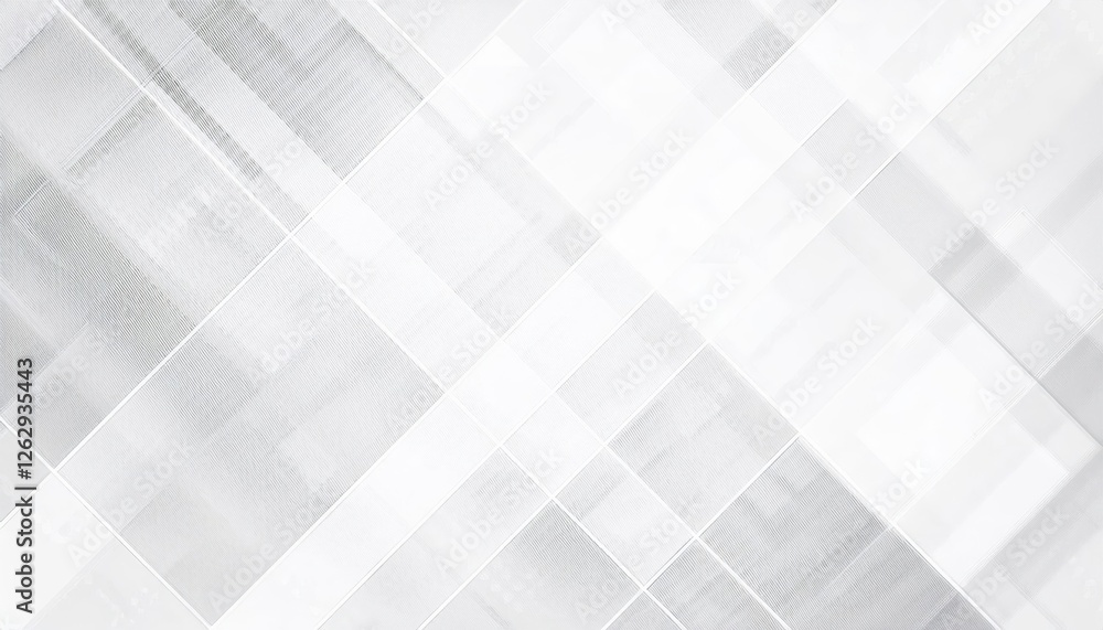 Aufkleber subtle geometric plaid texture pattern with overlapping white and gray diamonds for modern backgroun