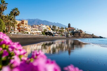 Islands Beach Town Sunrise Reflection