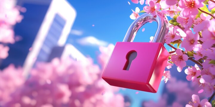 Data encryption visualization with a padlock and digital code overlay, emphasizing SSL certificates for secure websites, neutral background, high clarity