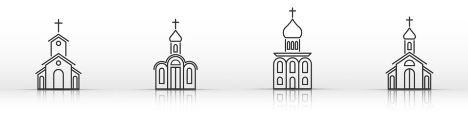 Collection of church buildings