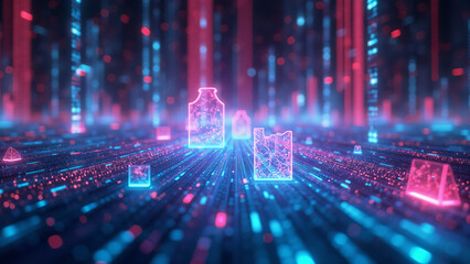 Fototapeta premium abstract lights background