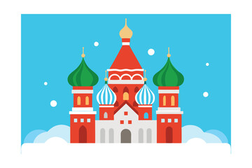 Fototapeta premium st basil cathedral in moscow