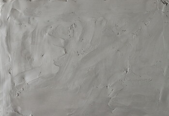Grey modelling clay background and texture	