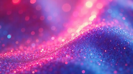 Obraz premium Retro Hologram Gradient Mesh Backgrounds - 80s, 90s Style