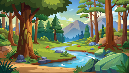 Naklejka premium tropical island with palm trees