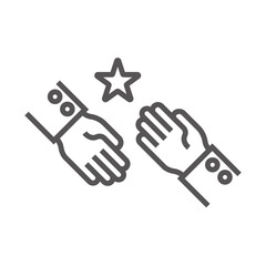 Obraz premium Community Outreach Icon Design