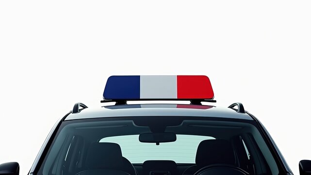 French Driving School Car Roof Panel - Auto Ecole Design
