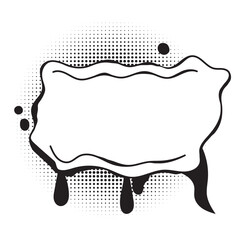 Think bubble icon isolated on white background