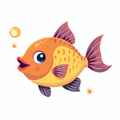 Fototapeta premium colorful cute fish (2)