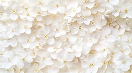 White Floral Wedding Background Photo of white flowers Macro shot of small blossoms cream wedding sympathy flowers