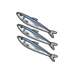 Icon design sardine. Vector design
