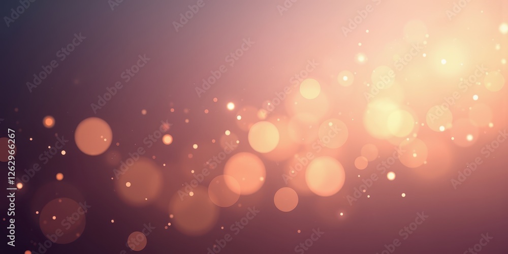 Poster abstract light background with soft glowing bokeh effect