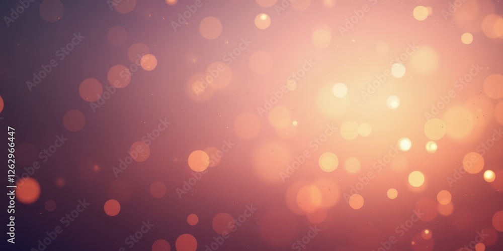 Aufkleber soft light abstract background with glowing bokeh effects