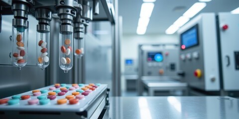Automation in Pharmaceutical Pill Packing Process in Modern Facility