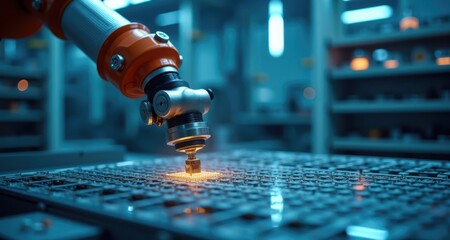 Advanced Robotic Arm in Precision Fabrication Process