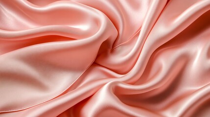 Fototapeta premium Soft Pink Silk Fabric Background