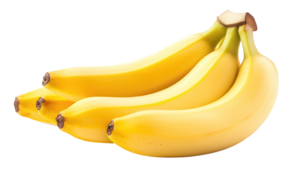 banana isolated on transparent background