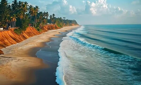 Varkala Beach, Kerala, India: A Breathtaking Coastal Paradise