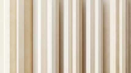 Obraz premium Minimalist beige cylindrical podiums arranged in ascending order for abstract background