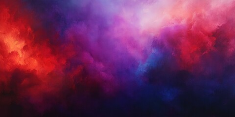 Fototapeta premium A vivid, abstract canvas where red, purple, and blue hues dance dynamically, creating depth and dimension through seamless color blends