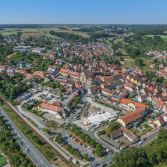 Sonniger Sommertag im Zenngrund rund um die Gemeinde Wilhermsdorf