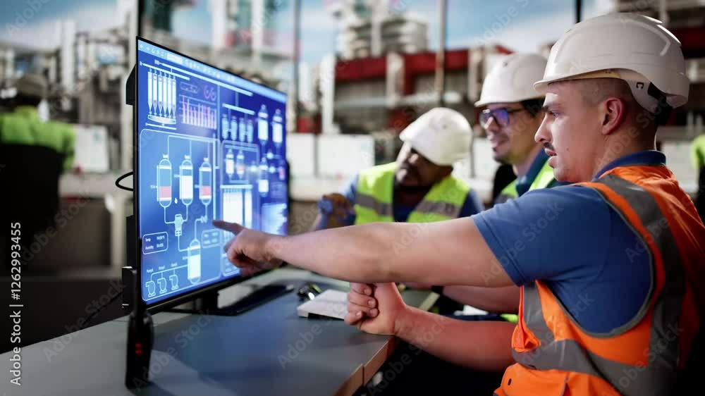 Poster Engineer Operators Using Scada System