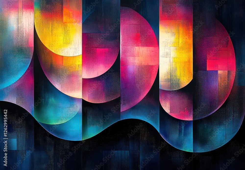 Poster iridescent abstract typography poster templates with holographic fluid colors and gradient backgroun