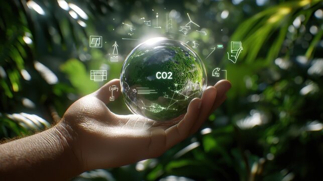 Marketing technology insights data analysis for environmental impact