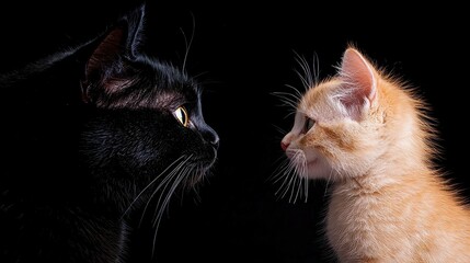 Grumpy Black Cat's Journey to Friendship, a tale of a cantankerous feline discovering the warmth of companionship in a cozy living room filled with sunlight and vibrant plants