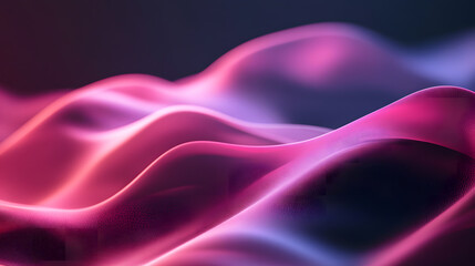Glowing light in abstract, wavy forms across a dark sky.