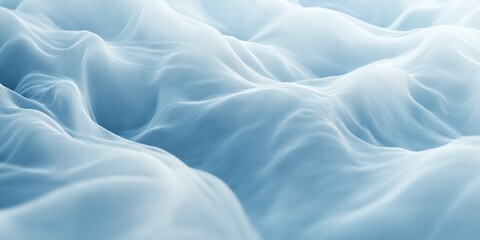 Obraz premium Abstract Light Blue Textured Fabric Mountain Shapes Design Inspiration Images, Textures, and Pattern