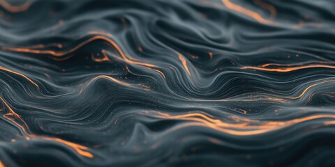 Obraz premium Abstract Swirling Dark Gray Orange Texture Background