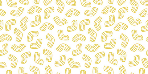 Macaroni Pasta Pattern background. Seamless Pattern Macaroni background. pasta pattern background.