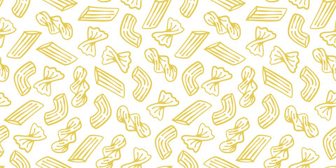 Macaroni Pasta Pattern background. Seamless Pattern Macaroni background. pasta pattern background.