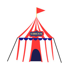 circus tent festival vector illustration graphic design