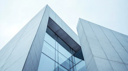 Modern Concrete Building Architectural Design