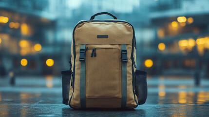 Travel backpack with smart compartments ideal for organizers and adventurers on the go in urban settings