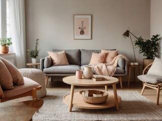 Modern Living Room Interior Design With Neutral Tones