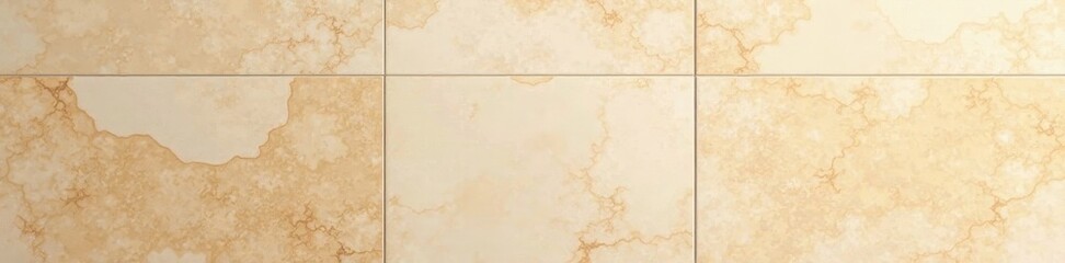 Warm beige limestone floor tiles, veined texture, travertine, polished, background