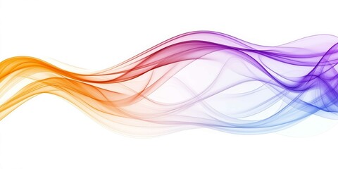 Colorful smoke effects create radiant waves of energy with bold tones in an abstract design