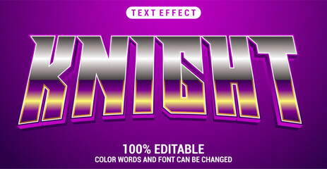 Knight  text style effect