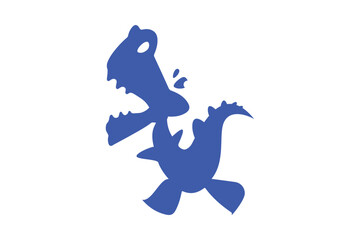 Walking Dino Logo