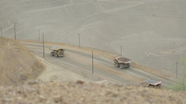 Bingham Kennecott Copper Mine, Utah. High Quality Video.
