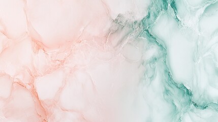 Fototapeta premium Abstract Swirling Colors in Pastel Shades of Pink and Green Tones