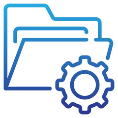 Folder Gradient Icon