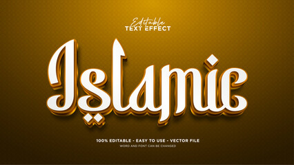 Islamic text effect, ramadan editable text effect