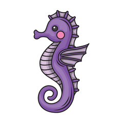 Seahorse animal icon design. Seahorse Vector