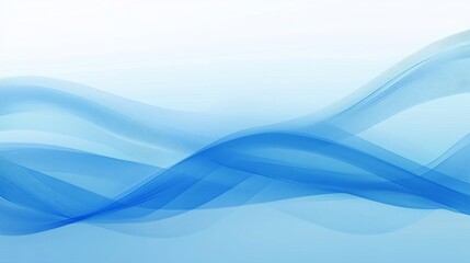 Obraz premium Abstract Blue Wave Background.