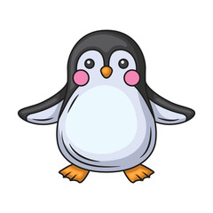 Penguin icon design. Penguin Vector
