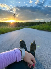 Roller skate street